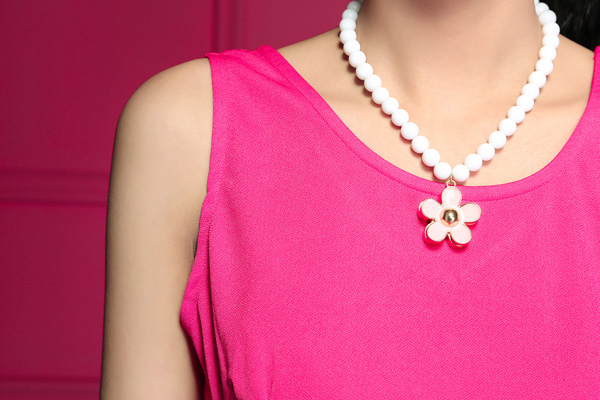 maxi dress เดรสยาว งานแต่ง สีชมพู แขนกุด ใส่ออกงาน น่ารัก สวยๆ