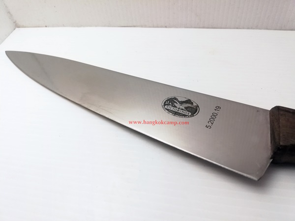 มีดเชฟ/มีดครัว VICTORINOX 5.2000.19 ROSEWOOD CHEFS 19Cm (5.2000.19) Made in Switzerland ใหม่ แท้