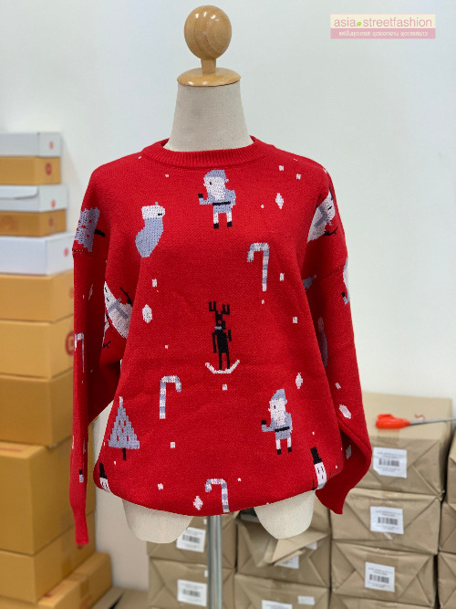 Sweater เสื้อสเวทเตอร์ไหมพรม ใส่เป็นคู่หรือใส่เดี่ยวๆ ก็น่ารัก งานดีมากๆๆ ไหมพรมหนาเนื้อนุ่มสุดๆ ราคาสูงหน่อยแต่คุ้มราคาจ้า