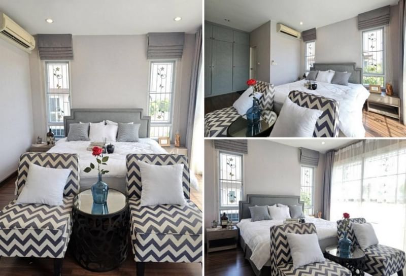 ((ขายบ้านตัวอย่าง)) หมู่บ้าน ชวนชื่นแกรนด์ เอกชัย บางบอน บ้านเดี่ยว 2 ชั้น เป็นบ้านตัวอย่างโครงการ ตกแต่งสวย