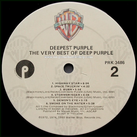 Deep Purple - Deepest Purple : The Very Best of Deep Purple