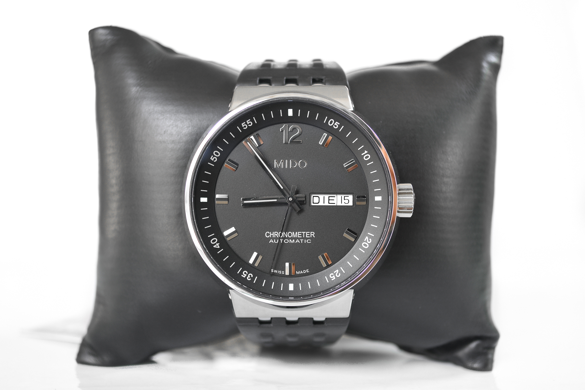 Mido All Dial Chronometer Automatic King Size หน้าดำ