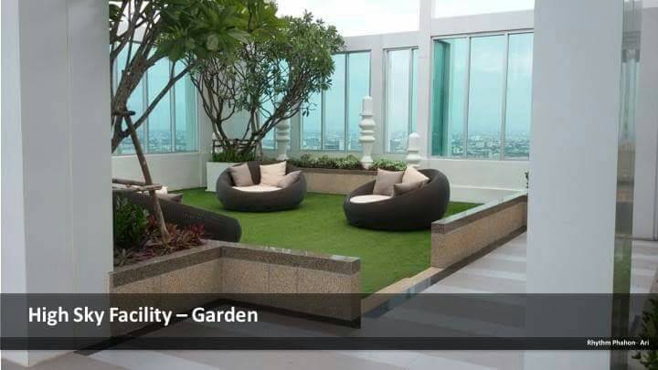 ให้เช่าคอนโด Rhythm Phahol-Ari (ริทึ่ม พหล-อารีย์) ขนาด เนื้อที่ 45.08 ตารางเมตร