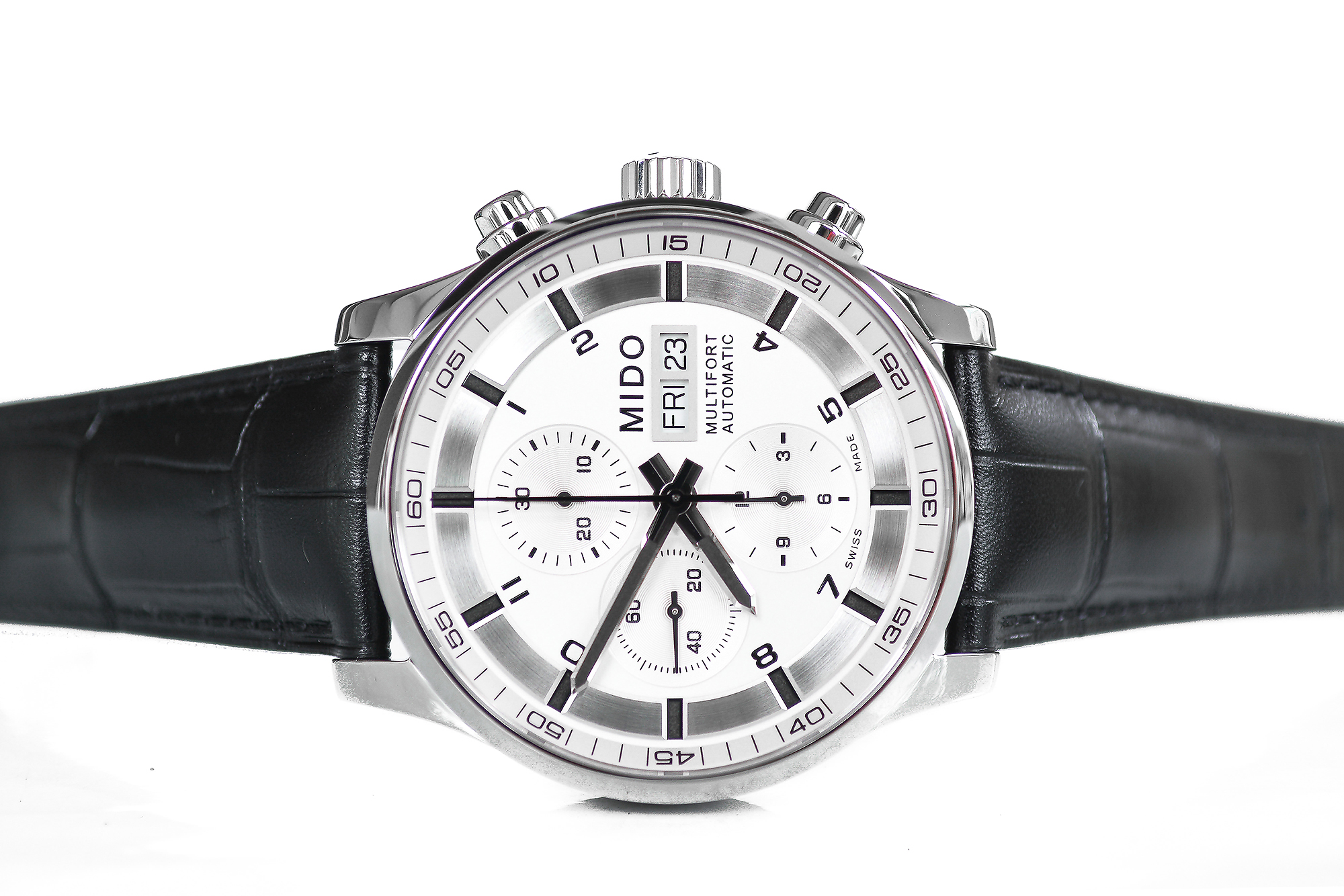 NEW:Mido MULTIFORT M005.614.16.037.21 Automatic Chronograph