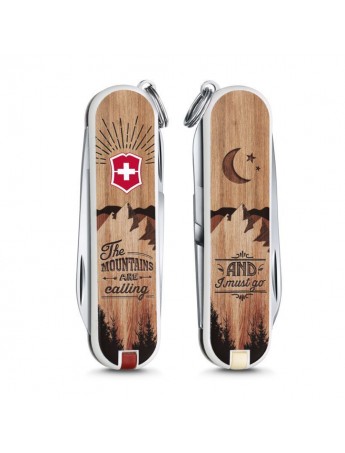 VICTORINOX KNIFE CLASSIC "Mountains are calling Classic 0.6223.L1604" LIMITED EDITION