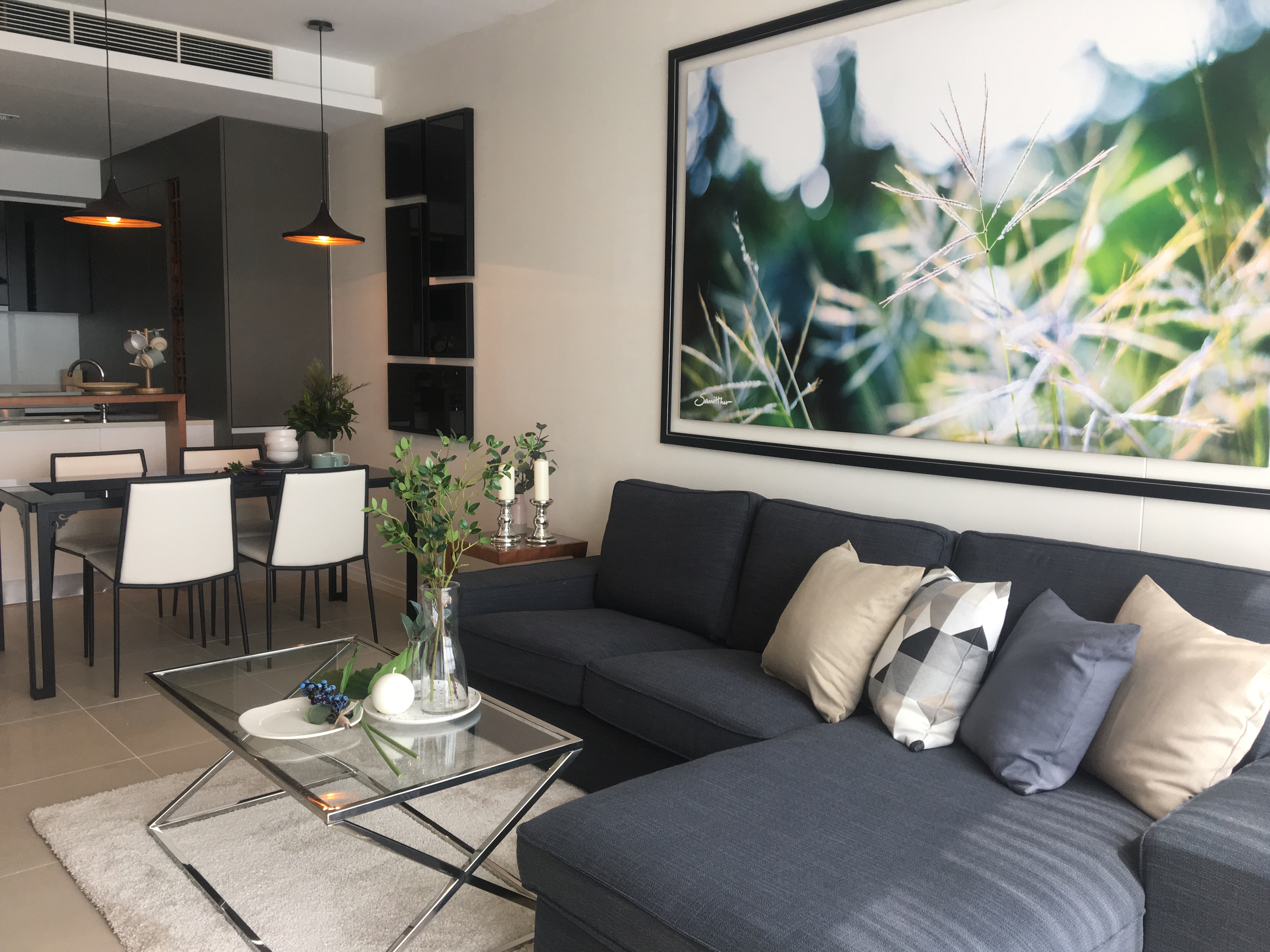 ให้เช่าคอนโด The River Residences (แคลปซันส์ เดอะ ริเวอร์ เรสสิเดน ) 1 ห้องนอน 1 ห้องน้ำ ( ห้องเลขที่ 4702) ชั้น 47