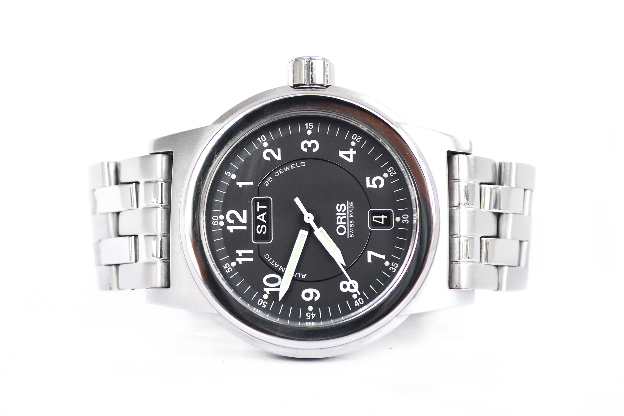 Oris BC3 Automatic Day Date หน้าดำ