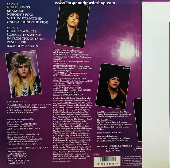 Cinderella - Night Songs