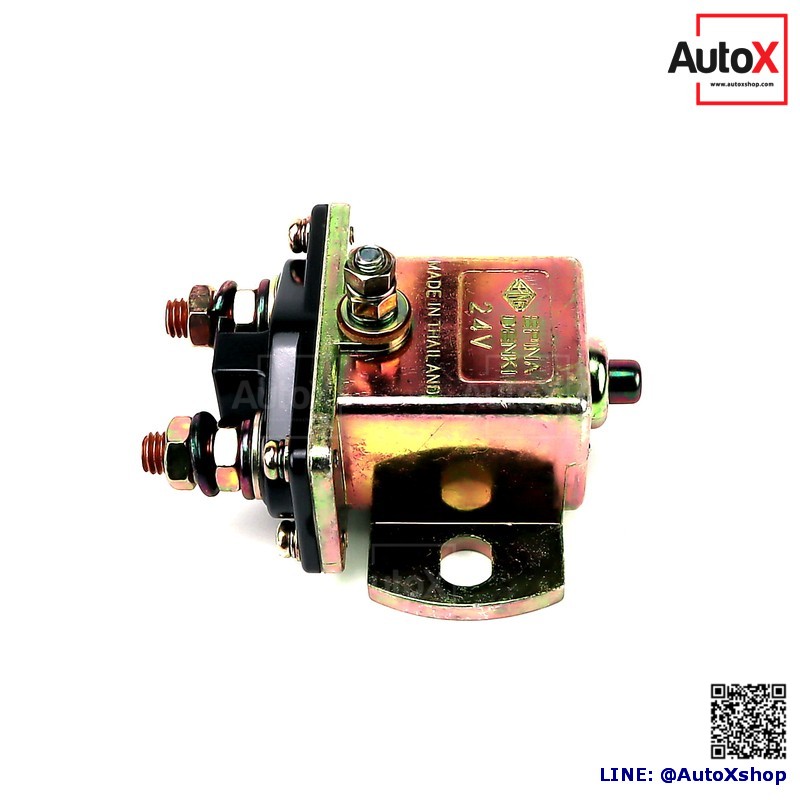 รีเลย์ช่วยสตาร์ท เหลี่ยม มีปุ่มกด 24V SS-80 EN914024 ยี่ห้อEPINA