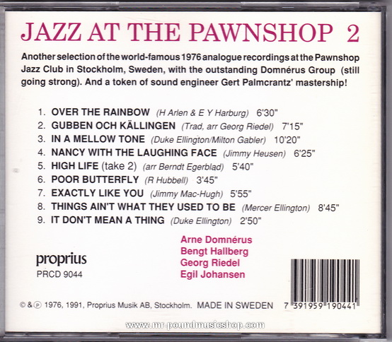 Arne Domnerus - Jazz at the Pawnshop 2