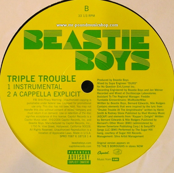 Beastie Boys - Triple Trouble