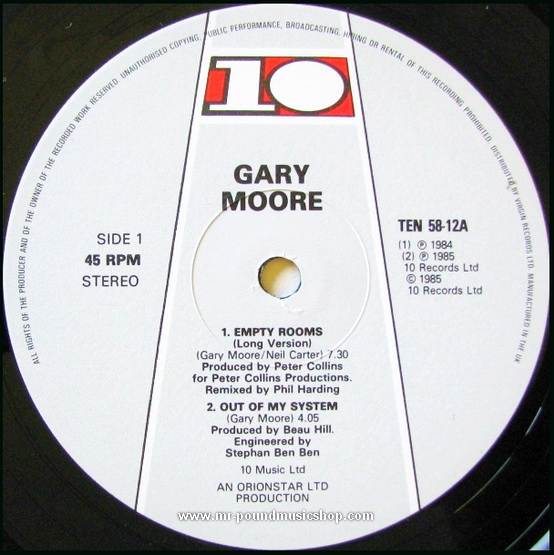 Gary Moore - Empty Rooms