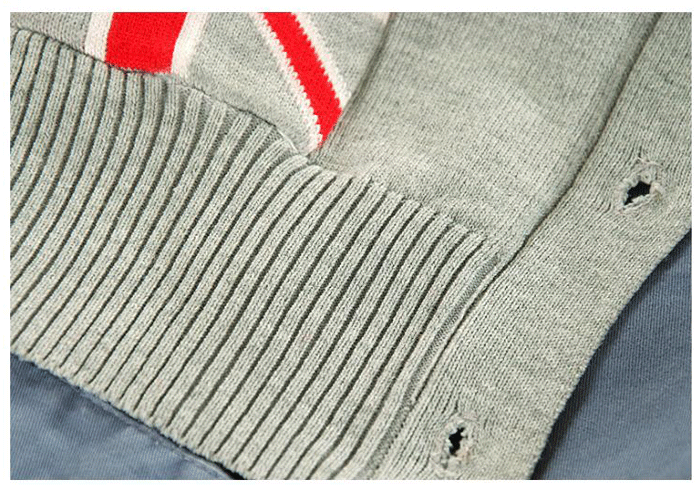 fashion เสื้อกันหนาวแฟชั่น ผ้าไหมพรม คอวี สีเทา ใส่เป็นเสื้อคลุมลำลองได้ ใส่ทำงาน น่ารักๆ