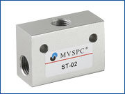 วาล์วกันกลับ Shuttle Valve G1/4"