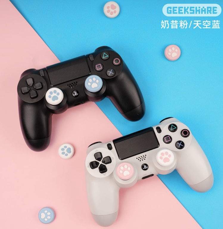 GeekShare ของแท้ ซิลิโคนอนาล็อก PS4 PS5 SwitchPro Xbox360 (กล่อง2คู่)
