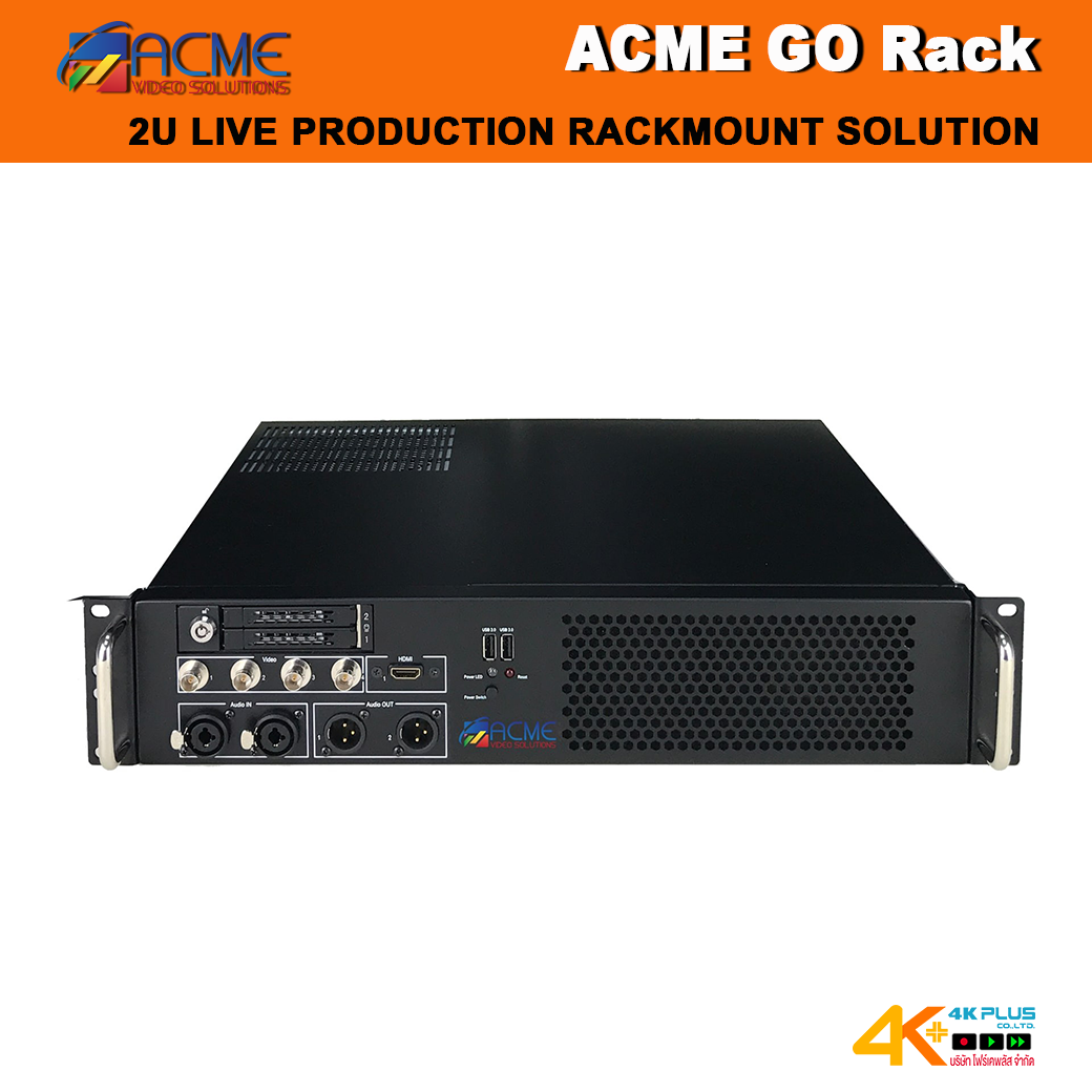 ACME GO Rack 2U live production rackmount solution