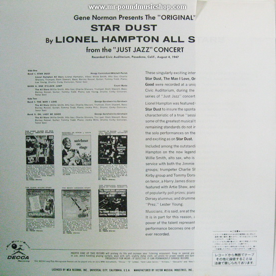 Lionel Hampton All Stars - The "Just Jazz" Concert