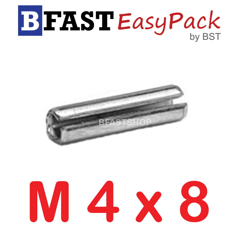 ปิ๊นตะกุดสแตนเลส SUS M4 x 8 (5 ตัว/ถุง)
