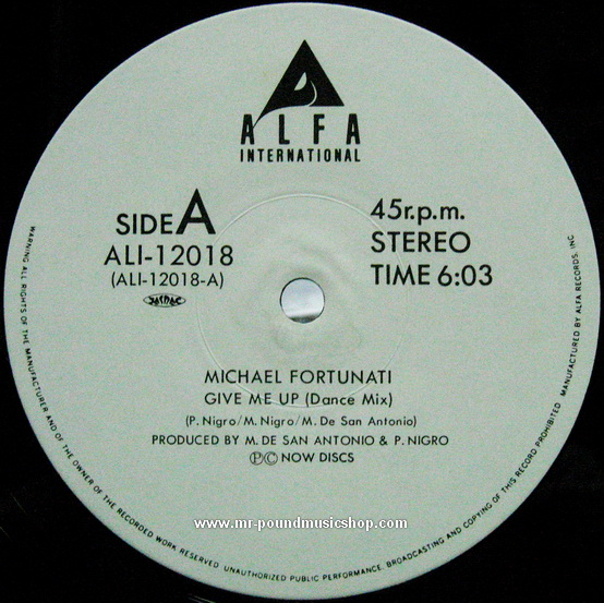 Michael Fortunati - Give Me Up
