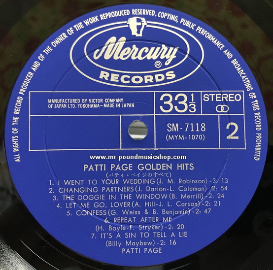 Patti Page - Golden Hits