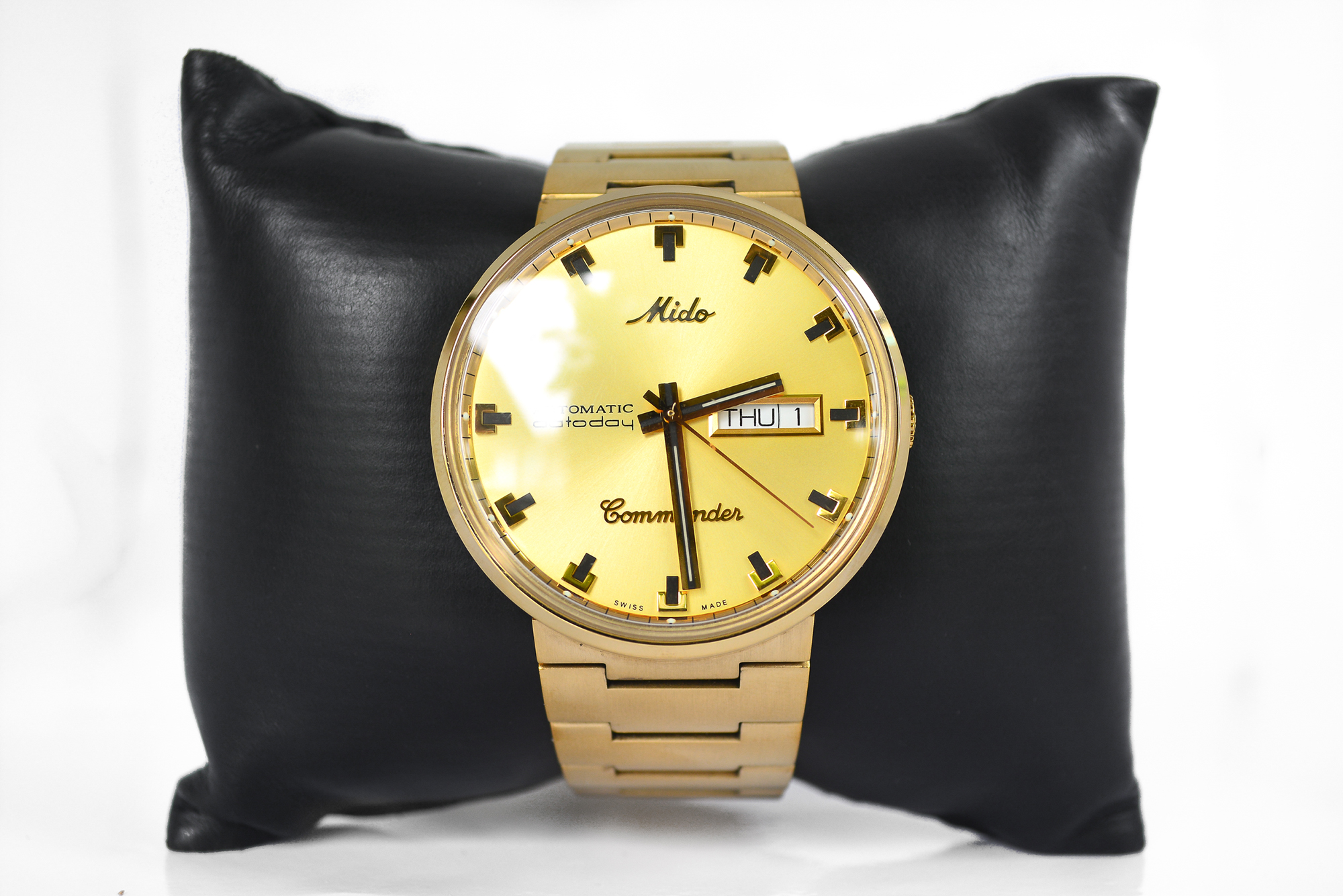 Mido Commander Auto Aquadura เรือนทอง