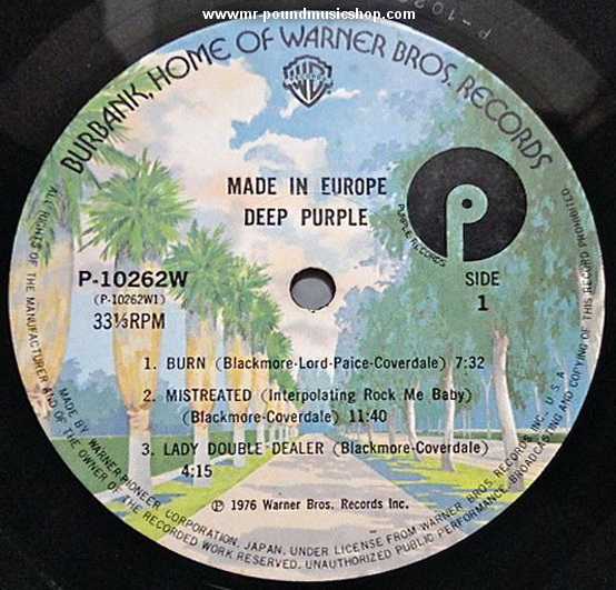 Deep Purple - Made in Europe