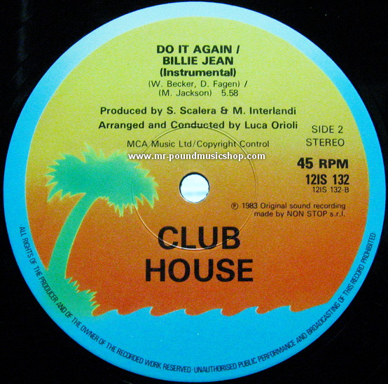 Club House - Do It Again / Billie Jean