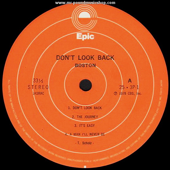 Boston - Don't Look Back