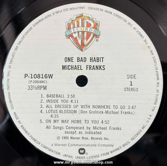 Michael Franks - One Bad Habit