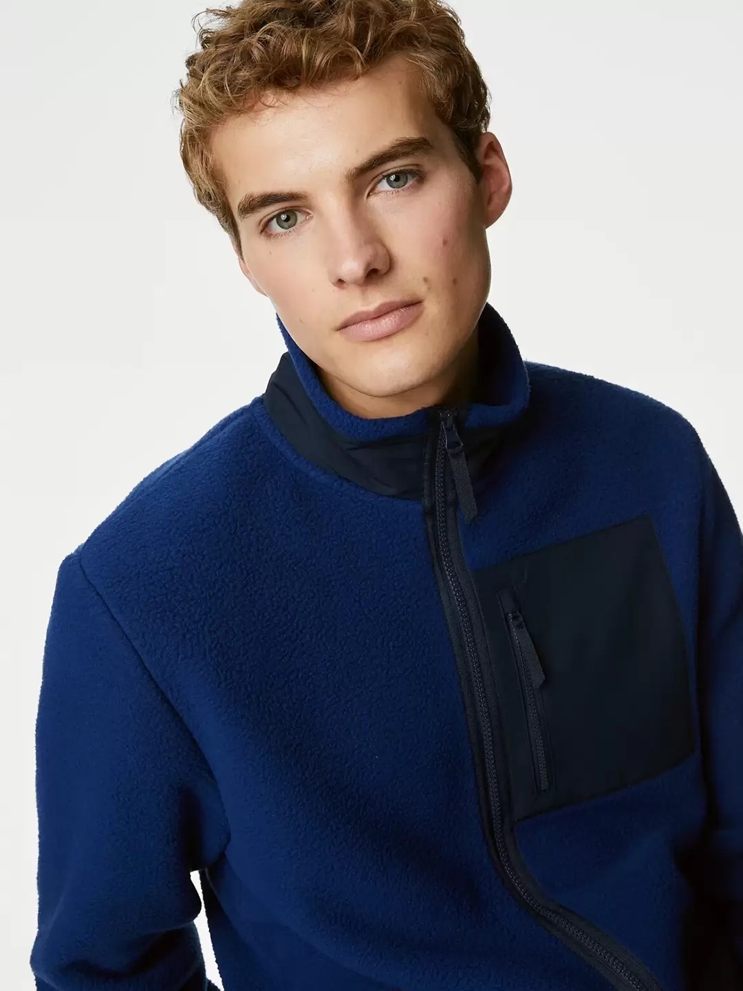 Marks & Spencer Polar Fleece Zip Up Jacket