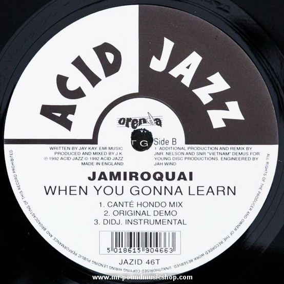 Jamiroquai - When You Gonna Learn?