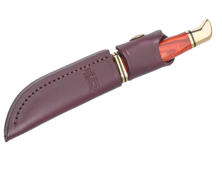 มีดใบตาย Buck 120 General Hunting Knife Fixed 7-3/8" Blade, Cocobola Dymondwood Handles - 7808