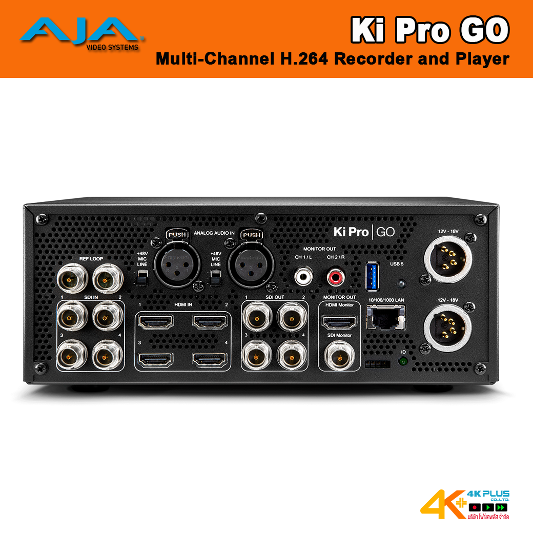 AJA Ki Pro GO Multi-Channel H.264 Recorder and Player