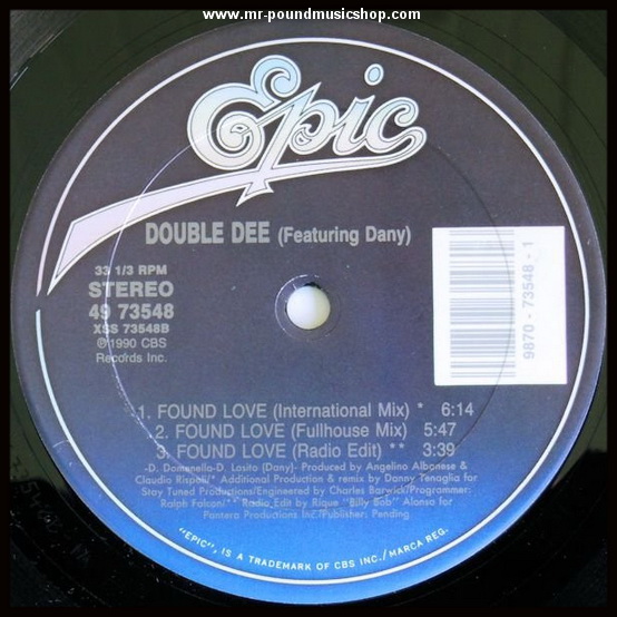 Double Dee Featuring Dany - Found Love