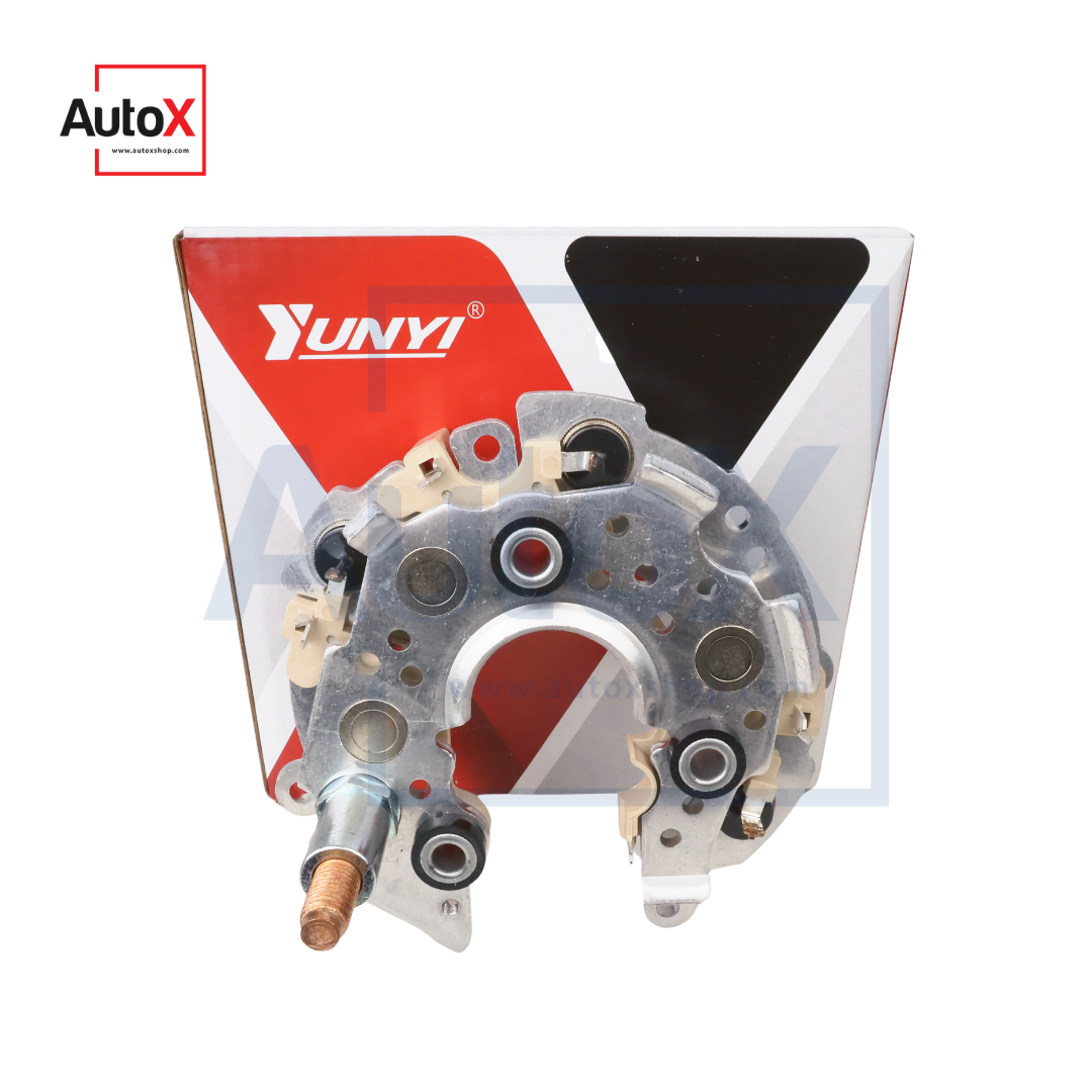 แผงไดโอด ISUZU DMAX แบบเม็ดโอดใหญ่ สำหรับไดฝาพลาสติกสีดำ 12V (ใหม่)