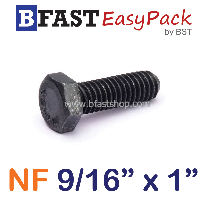สกรู NF 9/16" x 1" (4 ตัว/ถุง) *เกลียวตลอด*