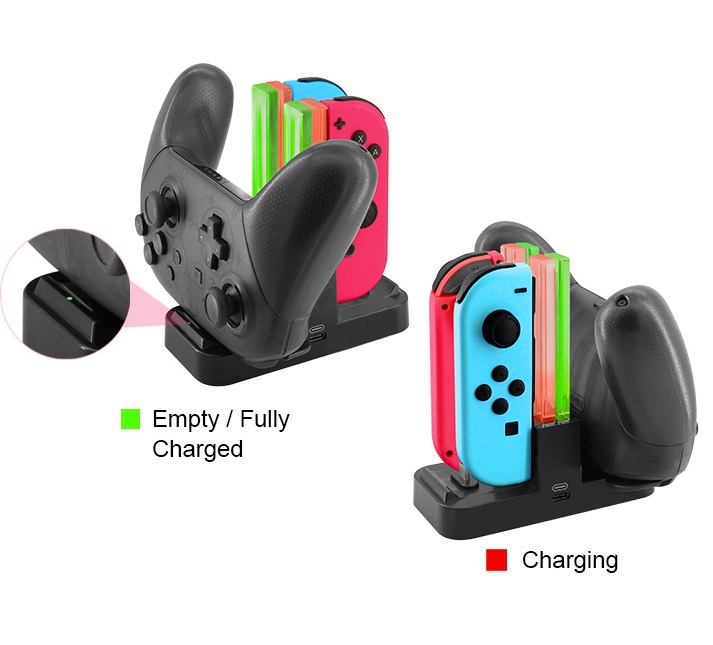 ที่ชาร์จจอยคอน & จอยโปร Nintendo Switch