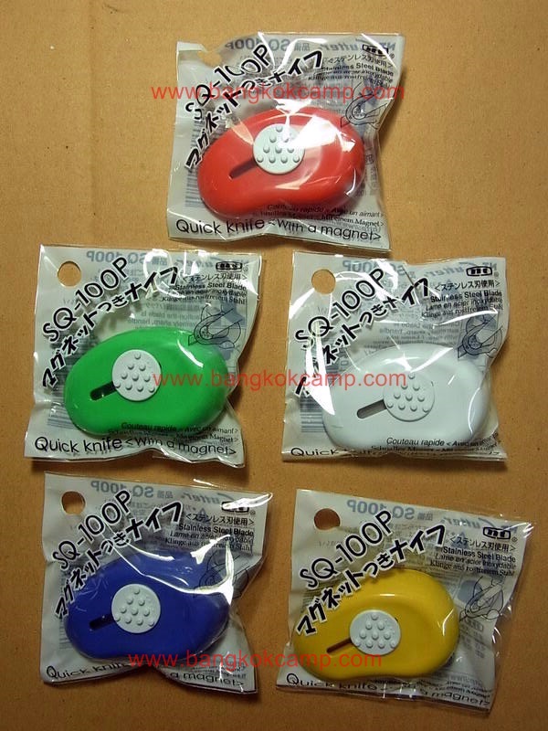 คัตเตอร์ญี่ปุ่น คมมากๆ Made in Japan ใหม่ แท้ (NT Cutter SQ-100PB) (สีเขียว)