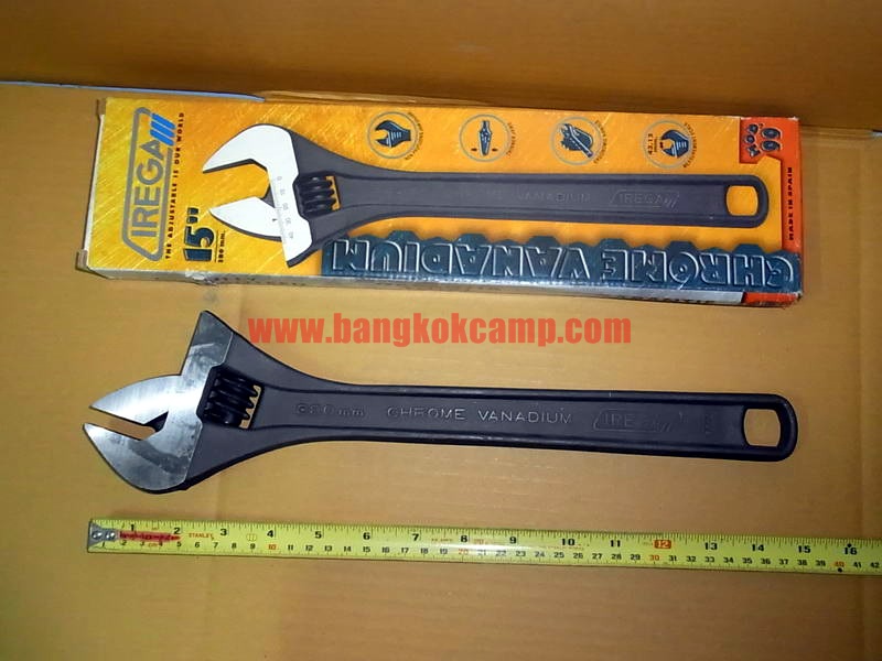 ประแจเลื่อน IREGA ขนาด 15 นิ้ว สเปน Made in Spain ใหม่ แท้.