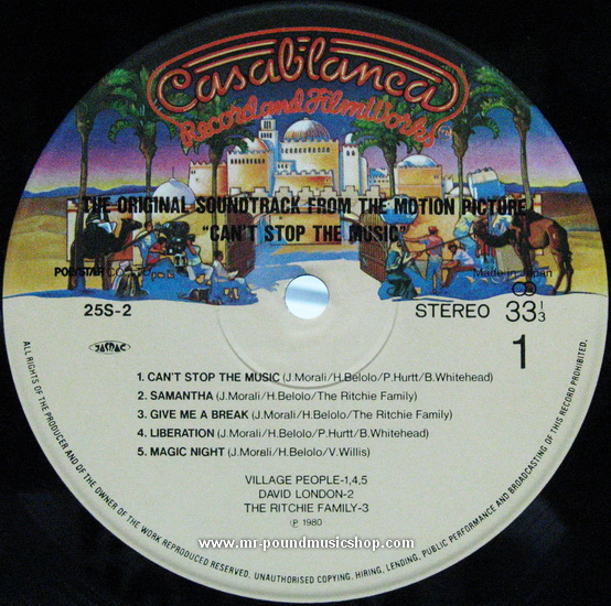 Village People - Can't Stop The Music - The Original Motion Picture Soundtrack Album