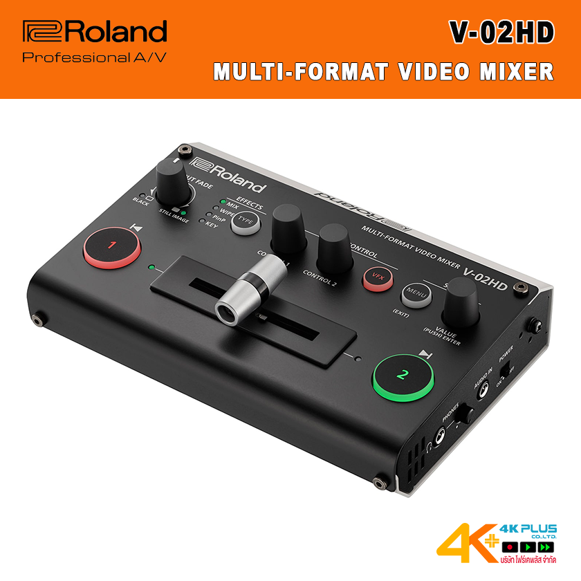 Roland V-02HD MULTI-FORMAT VIDEO MIXER 2 Input Scaler