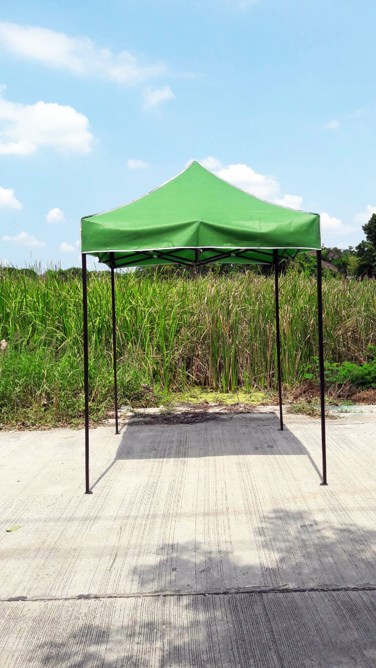 เต็นท์พับได้ สีเขียว ขนาด 2m x 2m