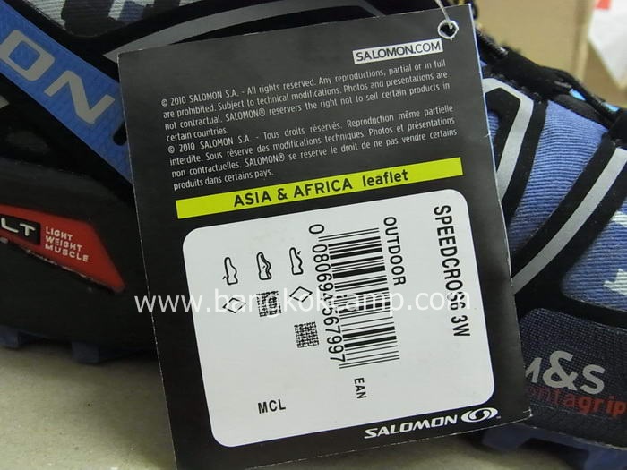รองเท้าเดินป่า outdoor.. .Salomon... ใหม่.... Size42eur