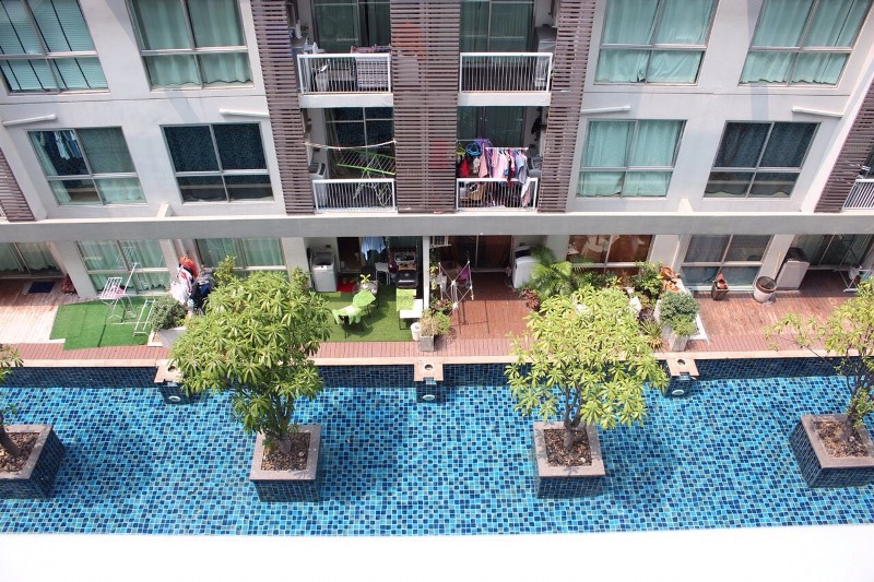 ขายคอนโดเอสเปซ ไอดี อโศก-ดินแดง 1 ห้องนอน 1 ห้องน้ำ พื้นที่ 35 ตร.ม ตึกซี ชั้น 5 ห้อง 610/90 เงียบเหมาะแก่การพักผ่อน