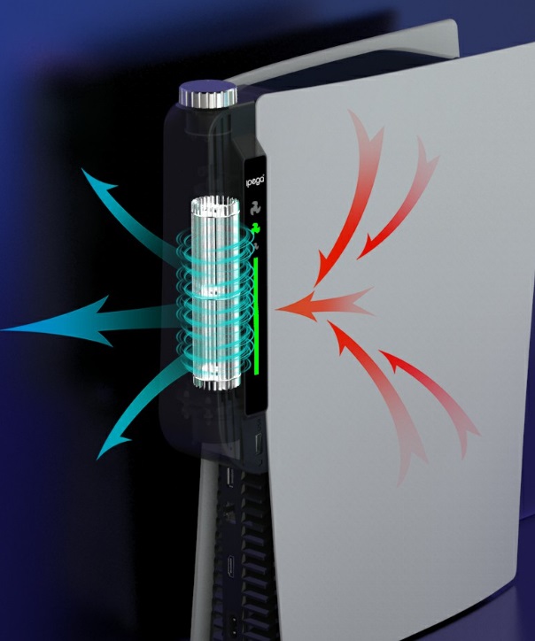 IPEGA พัดลมเทอร์โบ PS5 รุ่นแรก ปรับความแรงได้ 3 ระดับ PG-5031