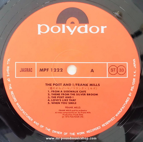 Frank Mills - The Poet And I