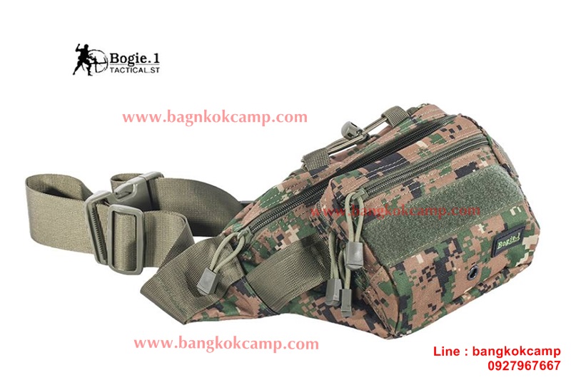 กระเป๋าสะพายหน้า-ใช้คาดเอว Bogie.1 (ลายมัลติแคม)