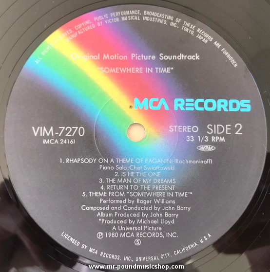 John Barry - Somewhere in Time (Original Motion Picture Soundtrack)