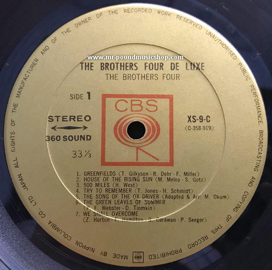 The Brothers Four - De Luxe