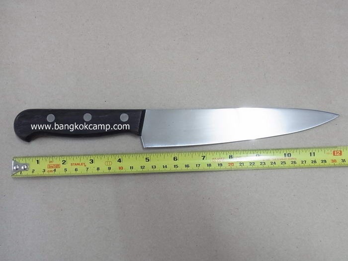 มีด Victorinox ใบมีด 7.5 นิ้ว ด้ามไม้ Made in Switzerland ใหม่ แท้